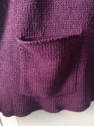 Jersey sin mangas Cortefiel morado Talla XL