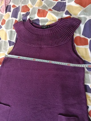 Jersey sin mangas Cortefiel morado Talla XL