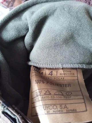 Forro polar militar verde