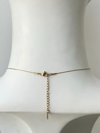 Collana Cuore Rosso in acciaio 45 cm Nuova