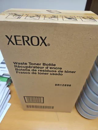 2 Botes Tóner Xerox WorkCentre + Botella Residuos