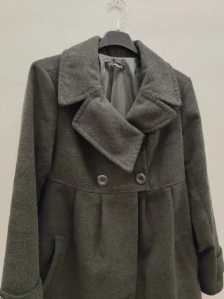 Cappotto grigio vintage classico S-XS