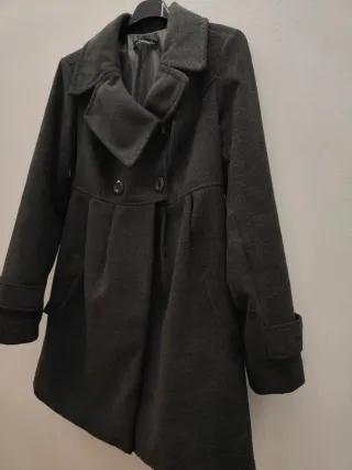 Cappotto grigio vintage classico S-XS