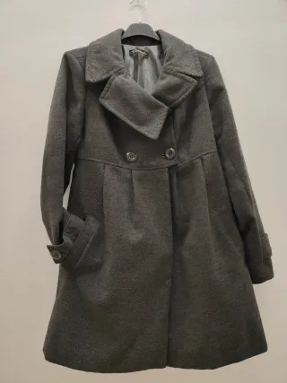 Cappotto grigio vintage classico S-XS