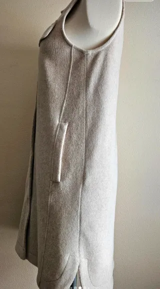 Chaleco largo Street One beige