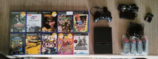 Kit completo Play statiom 2. PS2 Slim+10 Juegos
