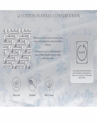 Juego Sábanas Franela Individual Gris/Blanco