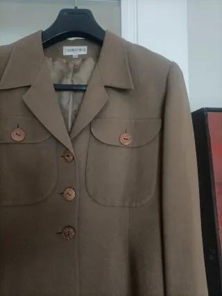 Chaqueta Georges Rech Lana Fría Caqui