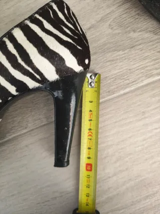 Zapatos tacón Ann Taylor cebra T.37.5