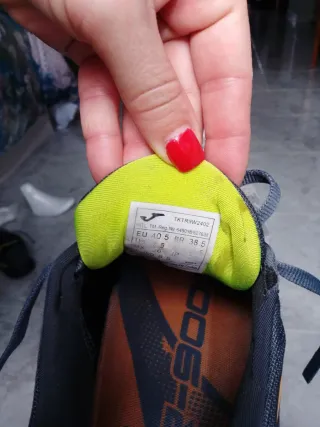 Zapatillas trail running tr9000 grises 26cm.