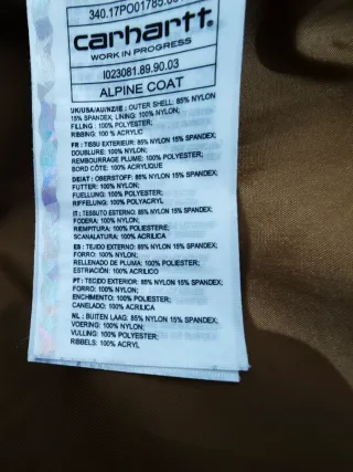 Chaqueta Carhartt PVP ORIGINAL: 255