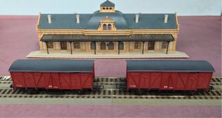 2 Vagones Cubiertos H0 Electrotren Renfe