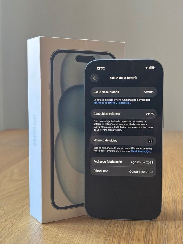 iPhone 15 128GB Azul 86%