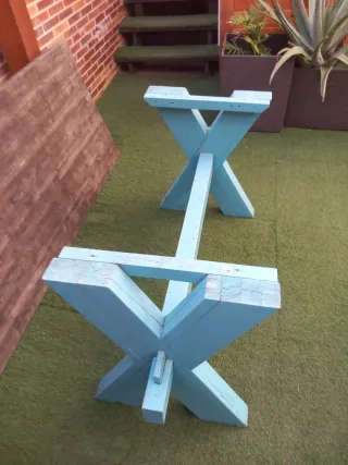 Tablero de mesa madera maciza artesanal