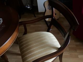 Mesa Comedor Madera y Cristal