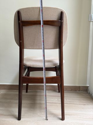 Silla Vintage Mid-Century en Teca