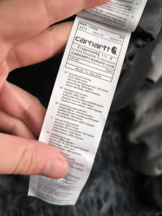 Chaqueta Carhartt con capucha gris