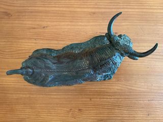 Escultura Toro Resina Policromada