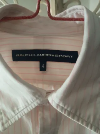 Camisa Ralph Lauren Sport Rayas Rosas