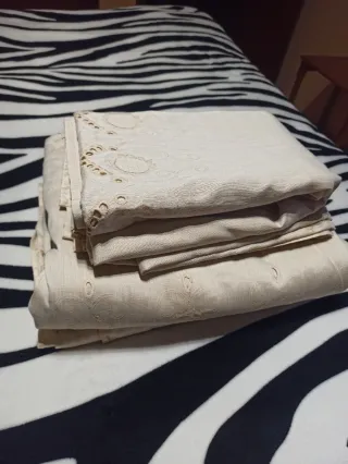 Lote 3 cortinas antiguas