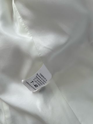 Blazer Montepicaza Talla 40 Blanco