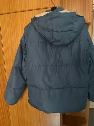 Cazadora bomber acolchada desmontable hombre