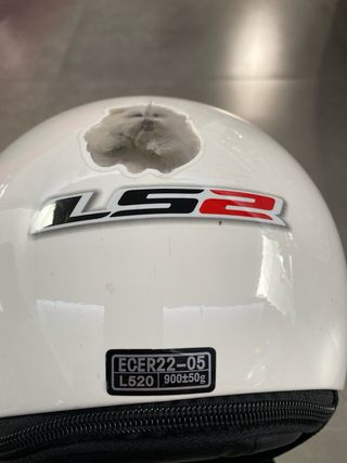 Casco moto niño
