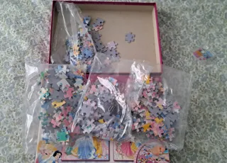Lote 3 Puzzles Disney Princesas y Frozen