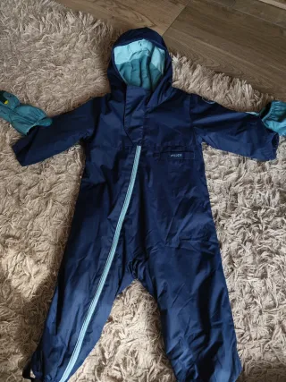 Tuta da neve bimbo Wedze blu