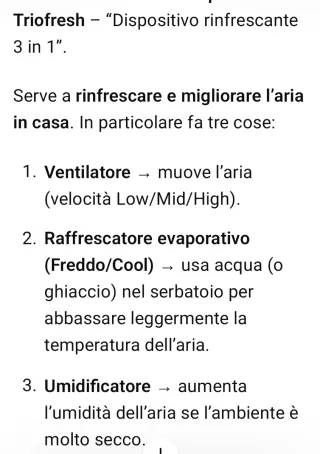 Raffrescatore 3 in 1