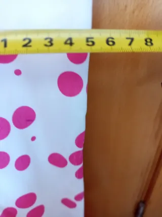 Vestido Flamenca Niña Blanco/Rosa Talla 10