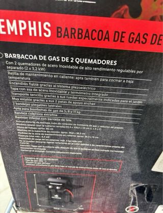 Grillmeister Barbecue a Gas 2 Bruciatori