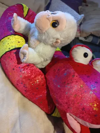 Gran Serpiente Peluche Brillante