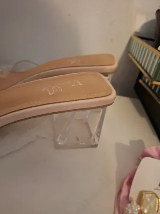 Chanclas Vance Verano Beige Transparentes