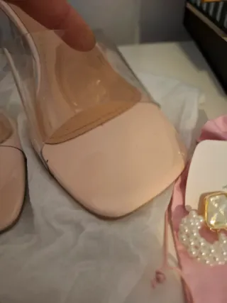 Chanclas Vance Verano Beige Transparentes