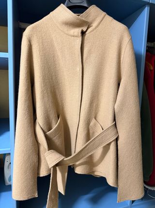 Capa Lana y Alpaca T.42 Beige