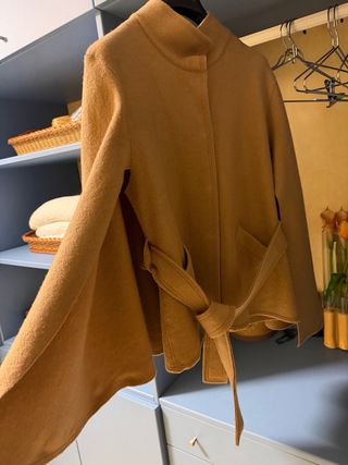 Capa Lana y Alpaca T.42 Beige