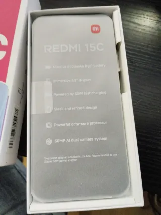 Xiaomi Redmi 15C 128GB + Auriculares Honor Choice
