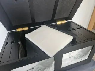 Caja álbum fotos negra