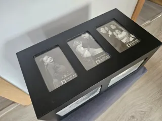 Caja álbum fotos negra