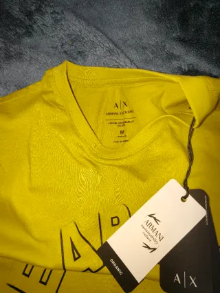 Camiseta Armani Exchange Amarilla Talla M