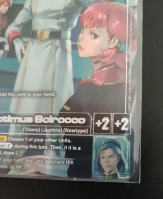 Paptimus Scirocco GD03 084 R+ Gundam Card Game