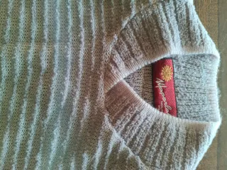 Jersey punto perlé vintage lila talla única