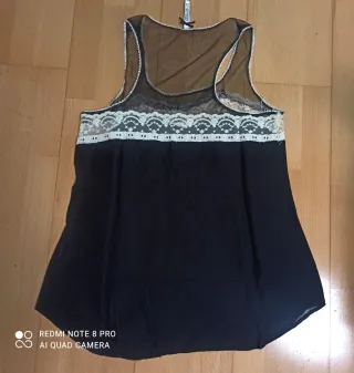 Lote short y top encaje