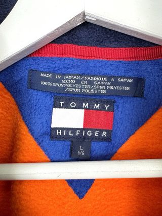 Forro Polar Tommy Hilfiger Vintage 90s Oversize