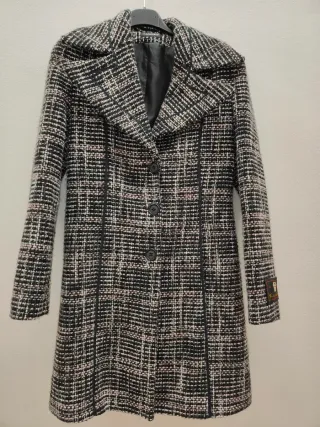 Cappottino in lana taglio sagomato vintage Tg. S