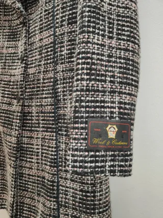 Cappottino in lana taglio sagomato vintage Tg. S