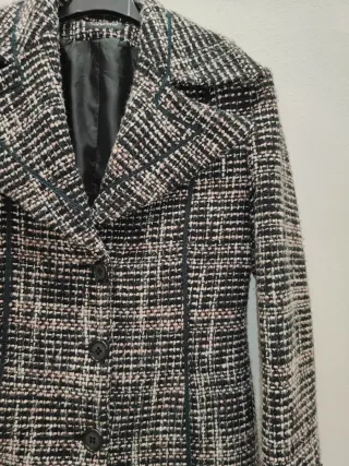 Cappottino in lana taglio sagomato vintage Tg. S