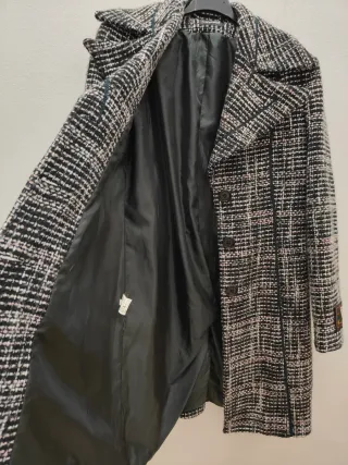 Cappottino in lana taglio sagomato vintage Tg. S