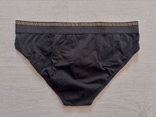 Calzoncillo negro con banda griega